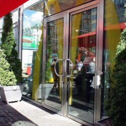 Thermal Glazed Doors Screens and Windows exterior McDonalds doors